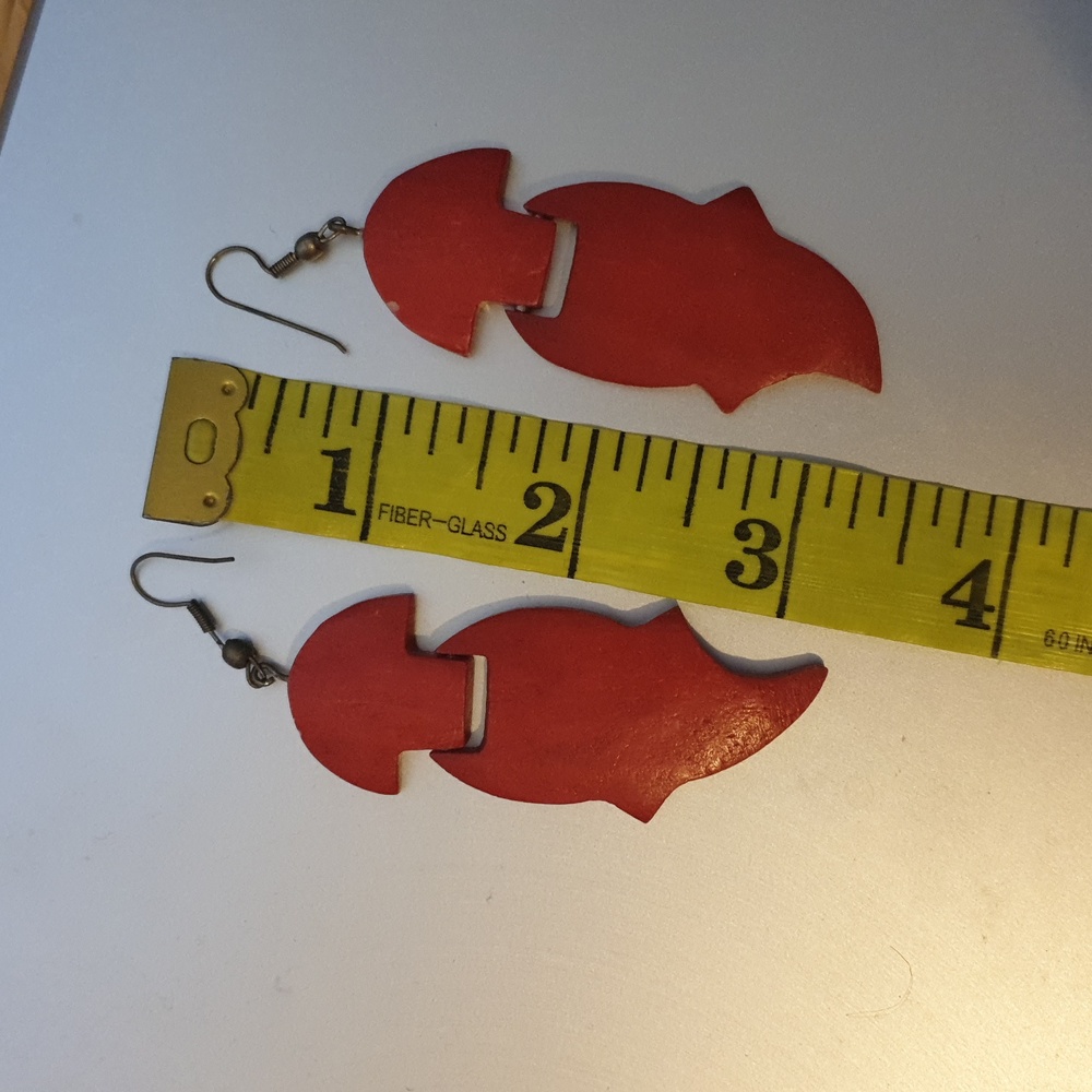 Vintage Charming Earrings - Red